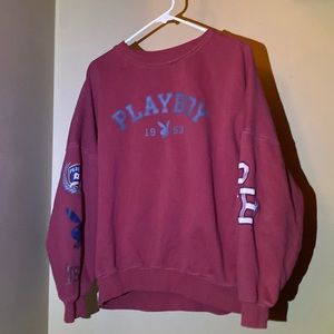 Red Playboy Crewneck